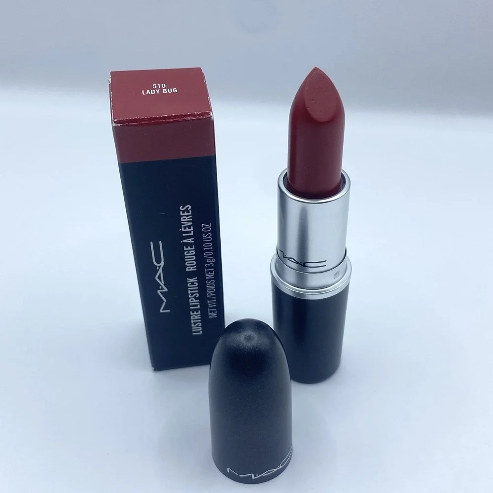 MAC Lustre Lipstick - #510 LADY BUG - Full Size 0.10oz NIB